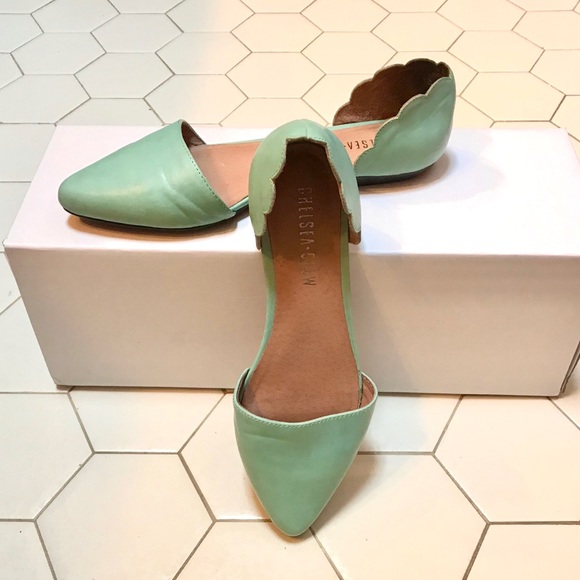 Modcloth Shoes - ModCloth Chelsea Crew Mint flats